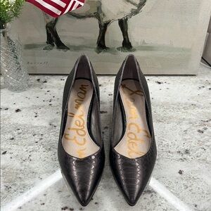 Sam Edelman Silver Stiletto Heels